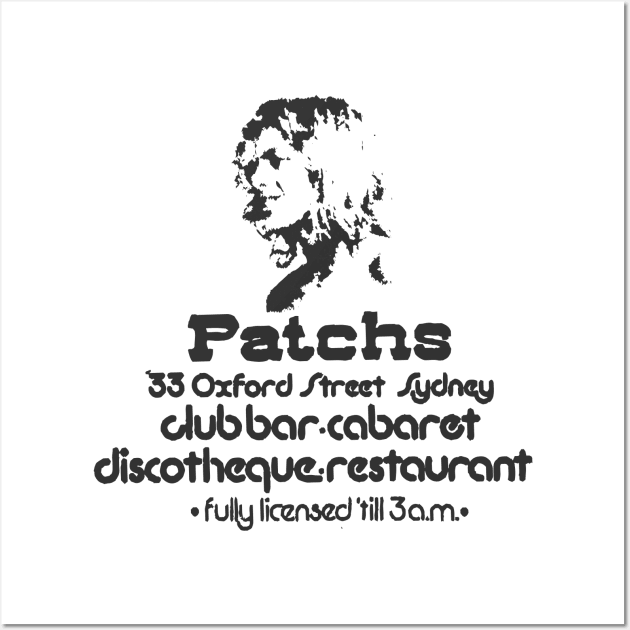 Patches Nightclub Vintage Sydney Nightlife Wall Art by SNAustralia